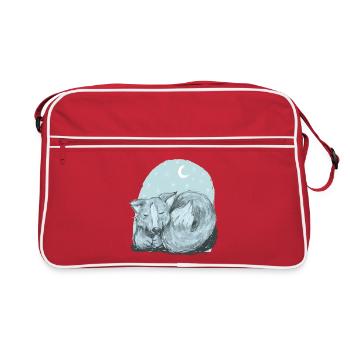 Vinja la louve - Sac Retro - rouge/blanc - Devant