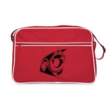 gtr skyline symbol cars Auto Licht Symbol icon - Retro Tasche - Rot/Weiß - Vorne