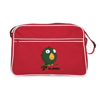 You bird - Retro Bag - red/white - Front