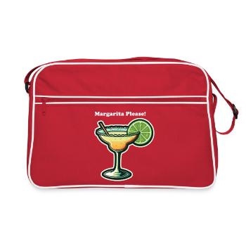 Margarita s’il vous plaît! - Sac Retro - rouge/blanc - Devant