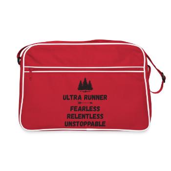 Ultra Runner - Intrépide. Implacable. Imparable. - Sac Retro - rouge/blanc - Devant