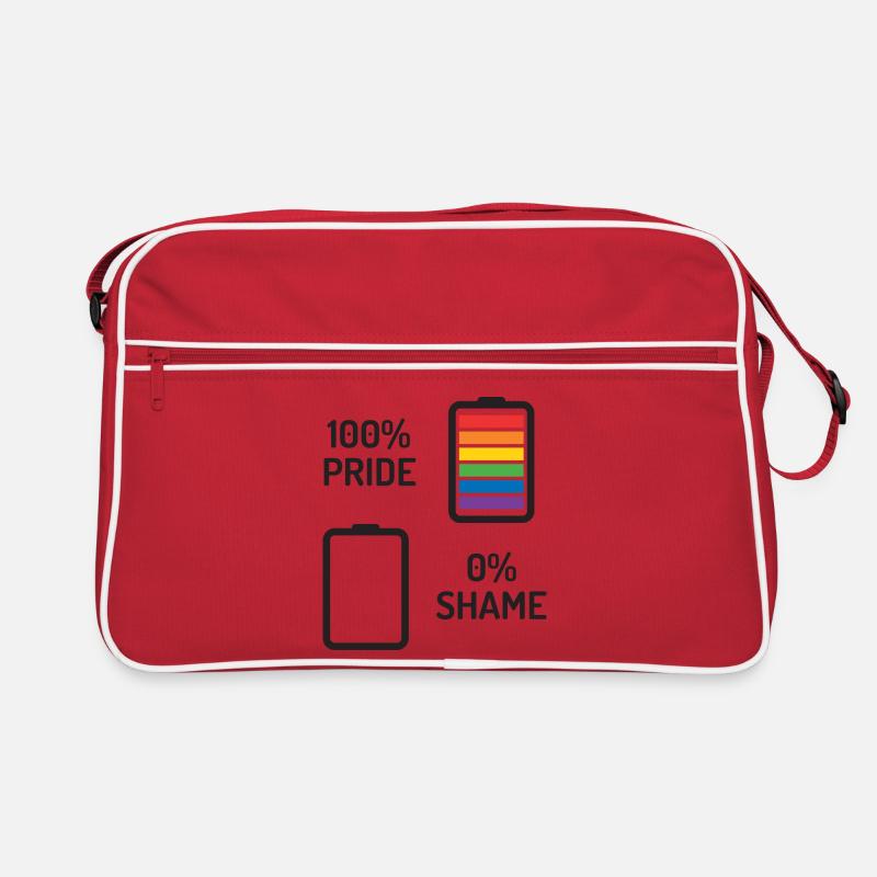 Mois de la fierté - 100% de fierté, 0% de honte Sac Retro