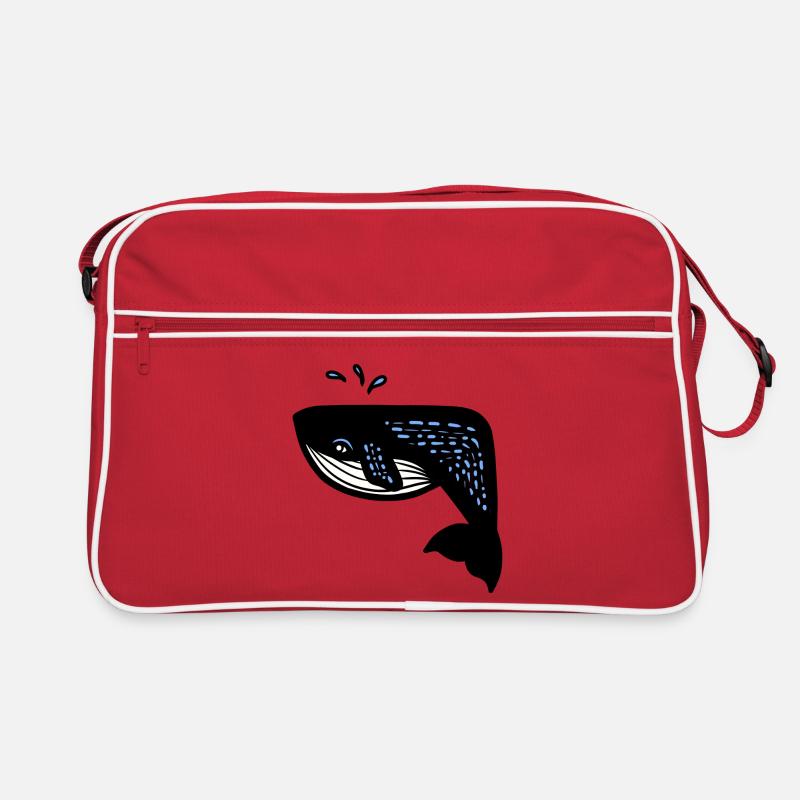 Blauwal Retro Tasche