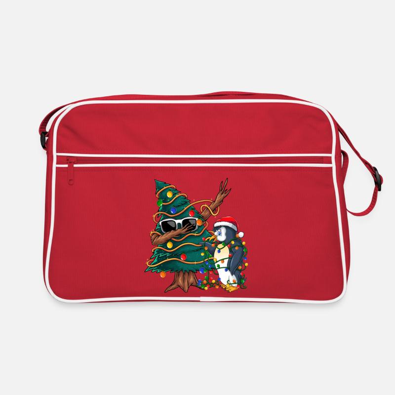 Dapping Christmas Tree -Dapping Christmas Sweater Retro Bag