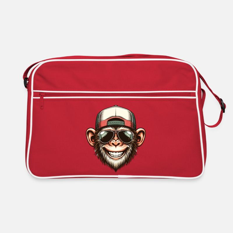 Funny Monkey Retro Bag