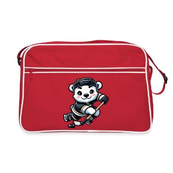 Polar Bear Hockey Club Joueur de hockey Polar Bear - Sac Retro - rouge/blanc - Devant