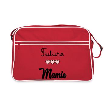 GRANNY. MOTHER'S DAY. HAPPY GRANNY'S DAY. I LOVE YOU - Retro Bag - red/white - Front