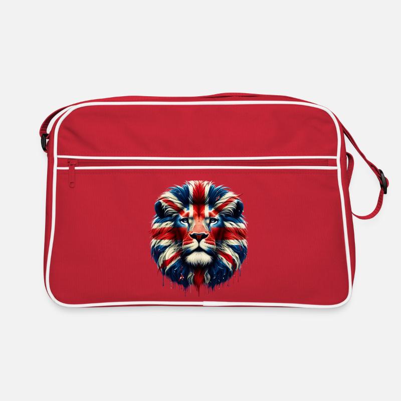 Britischer Englischer Löwe Retro Tasche