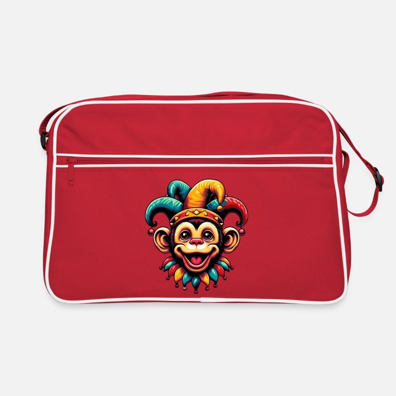 Monkey Jester Retro Bag