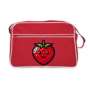 Fraise Fraises - Sac Retro - rouge/blanc - Devant