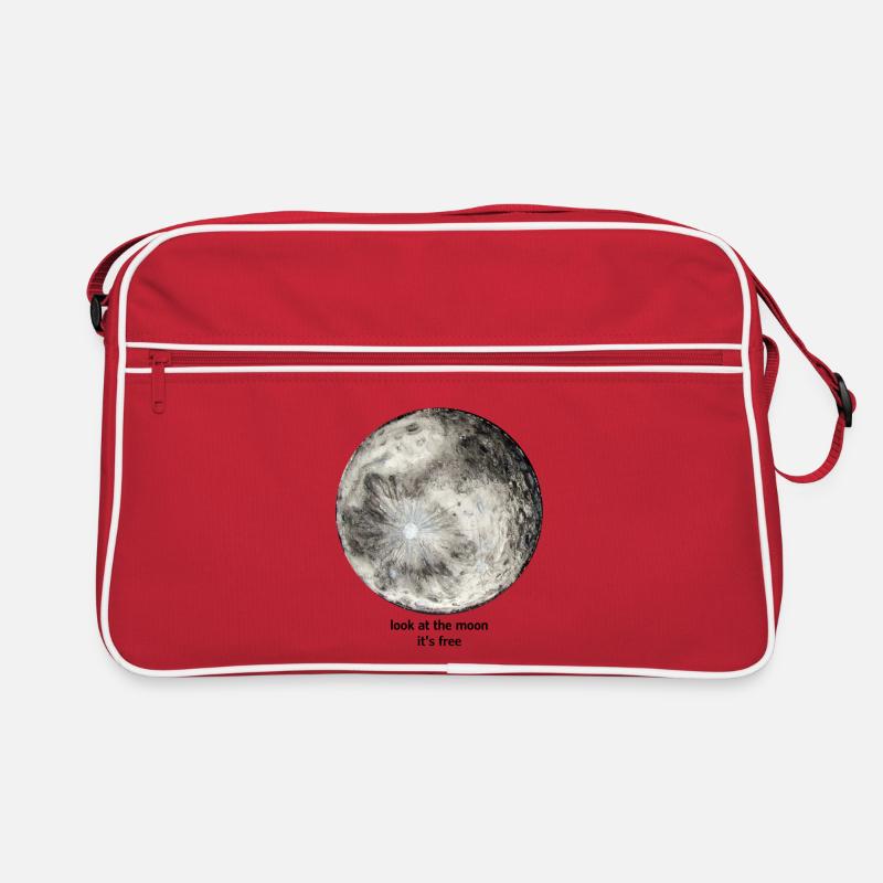 regarde la lune, c'est gratuit Sac Retro