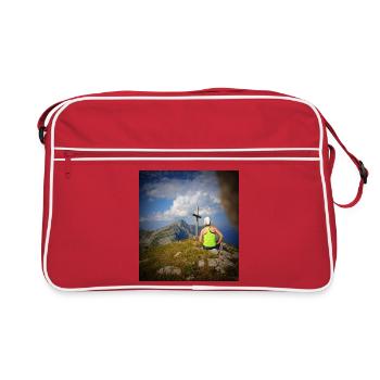 Au Sommet ! - Sac Retro - rouge/blanc - Devant