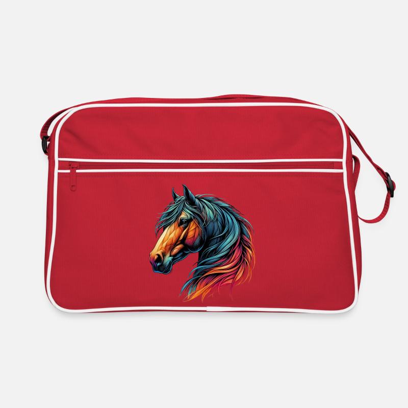 Pferd Retro Tasche