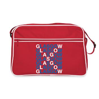 GLASGOW Scotland Flag - Retro Bag - red/white - Front