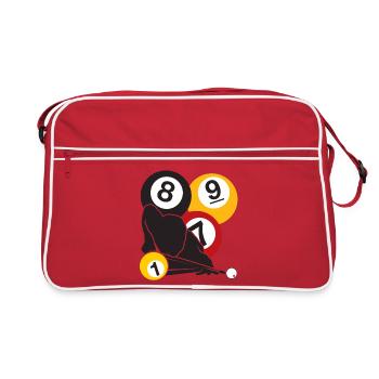 Focus Billard - Sac Retro - rouge/blanc - Devant
