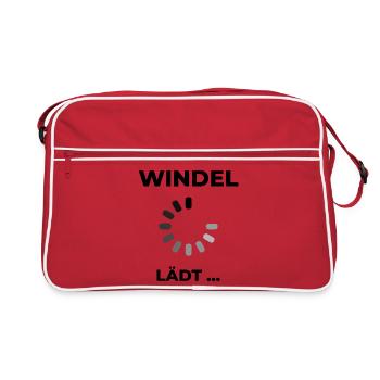 Charges de couches - Sac Retro - rouge/blanc - Devant