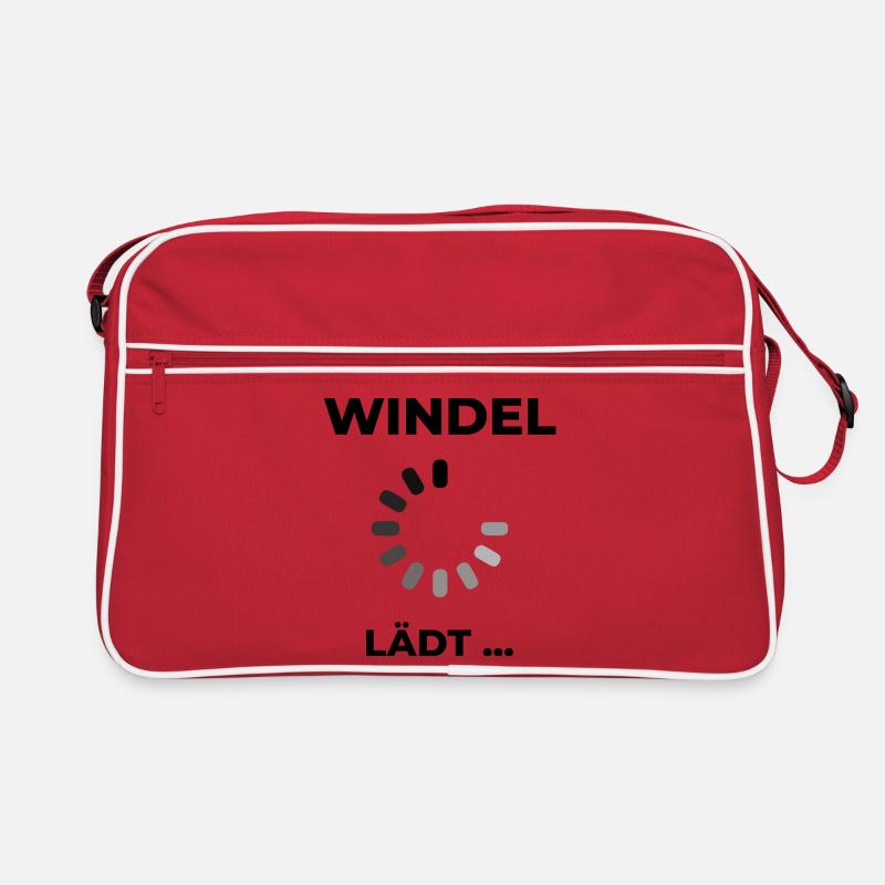 Windel lädt Retro Tasche