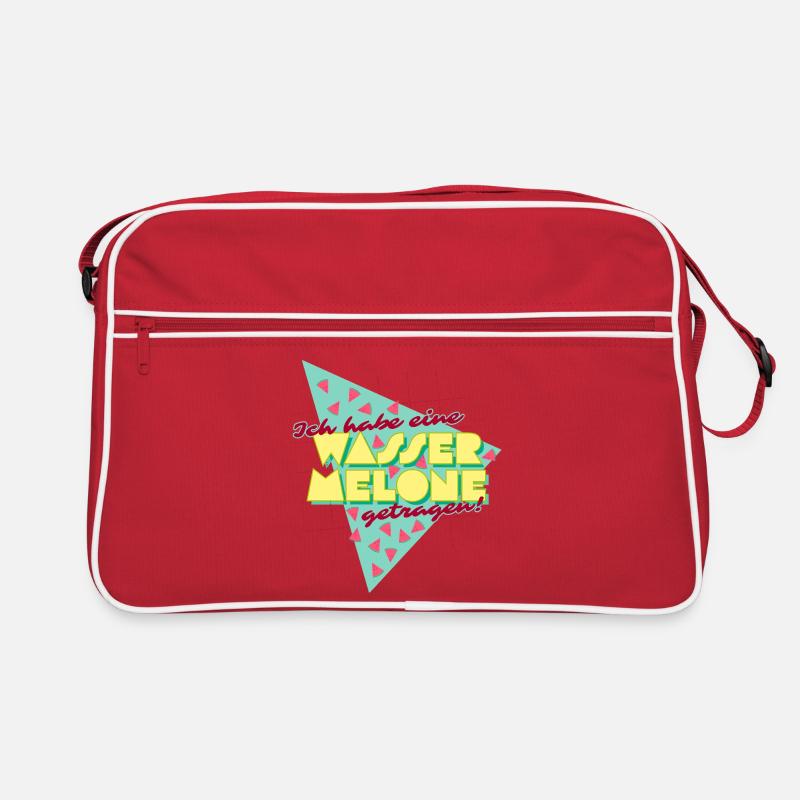 80s Dancing: I Carried a Watermelon - Retro Bag - red/white