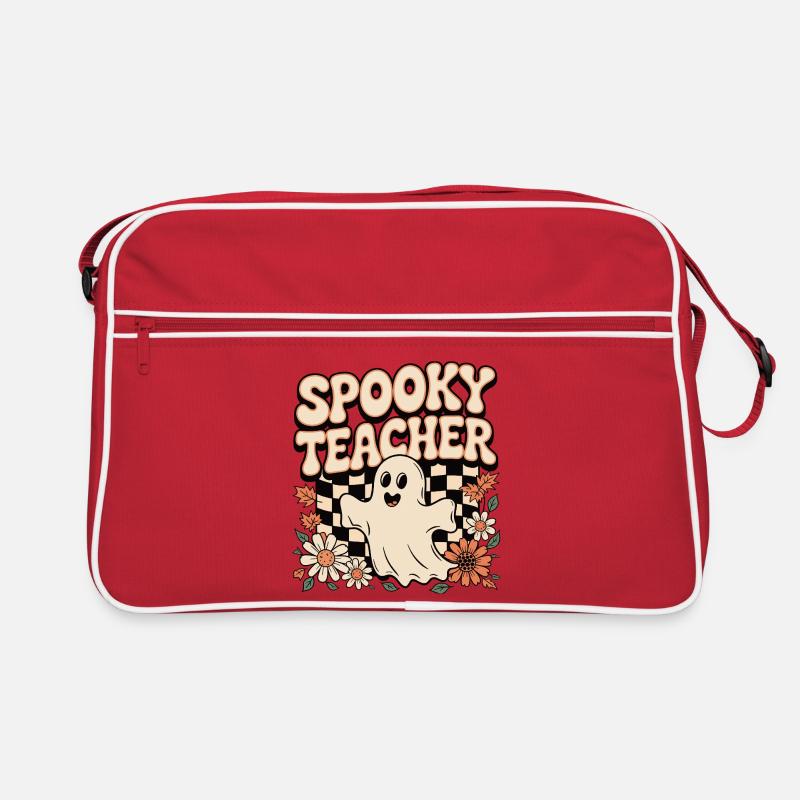 Spooky Teacher Halloween Design Retro Bag