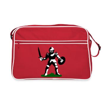Jouet de chevalier - Sac Retro - rouge/blanc - Devant