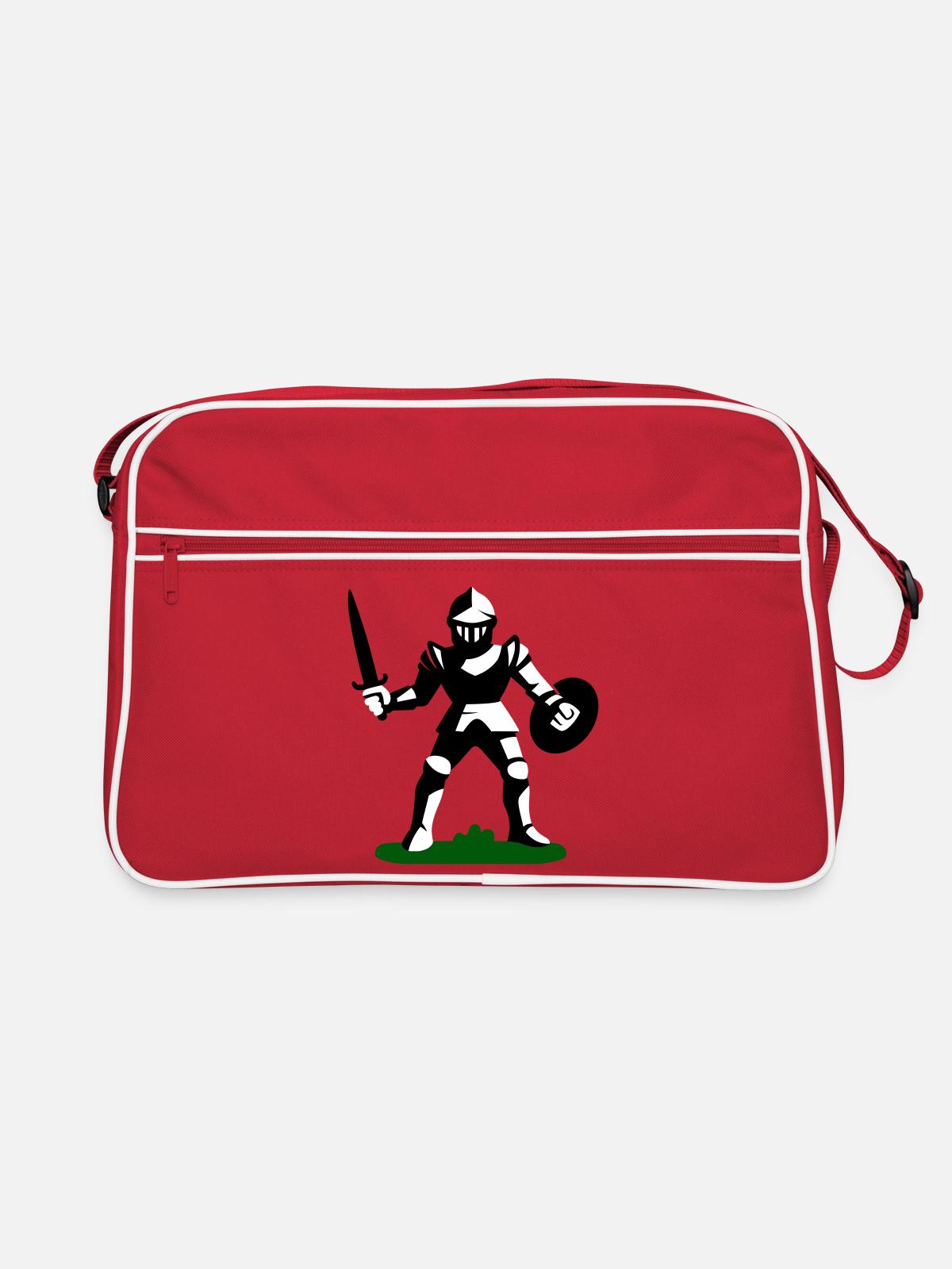 Knight Toy - Retro Bag - red/white - Front
