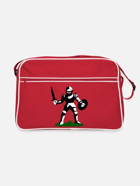 Knight Toy - Retro Bag - red/white - Front