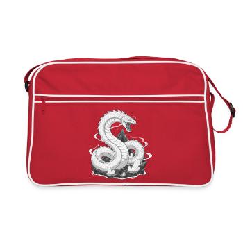 Serpent Yurnangandr - Sac Retro - rouge/blanc - Devant