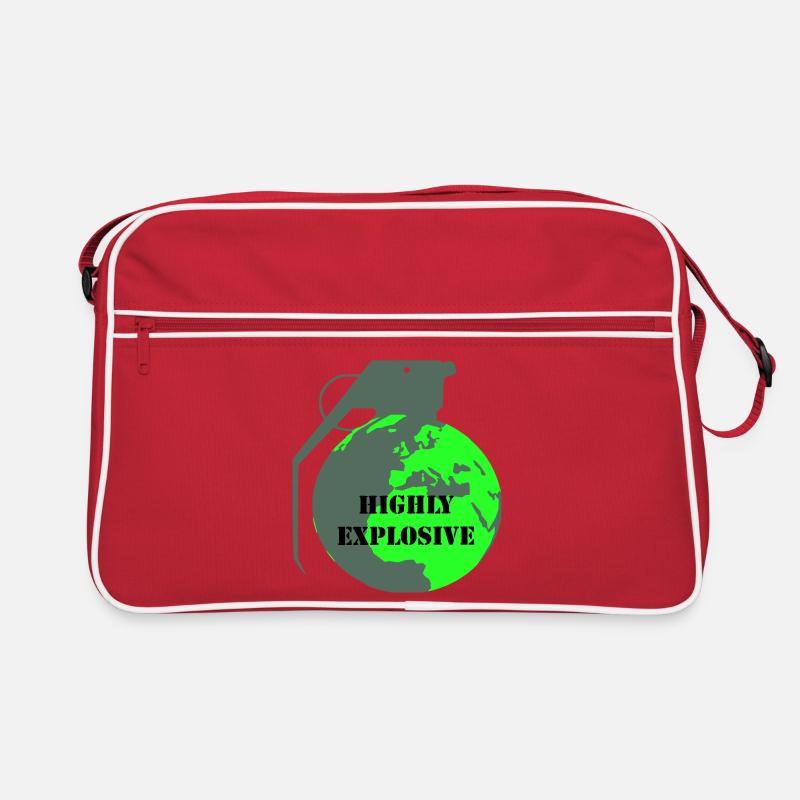 Explosive Erde Retro Tasche
