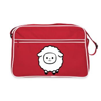 Mouton mouton agneau - Sac Retro - rouge/blanc - Devant
