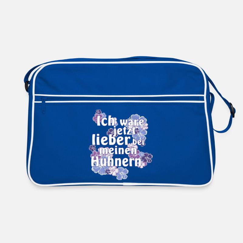 Je préfère être avec des poulets maintenant Sac Retro