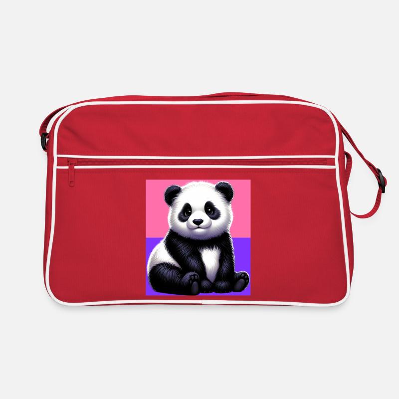 Panda Retro Tasche