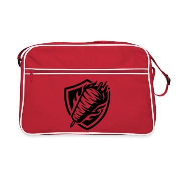 Döner Skewer Kebab - Retro Bag - red/white - Front