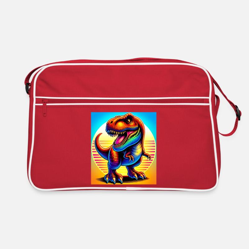 Dinosaurier Retro Tasche