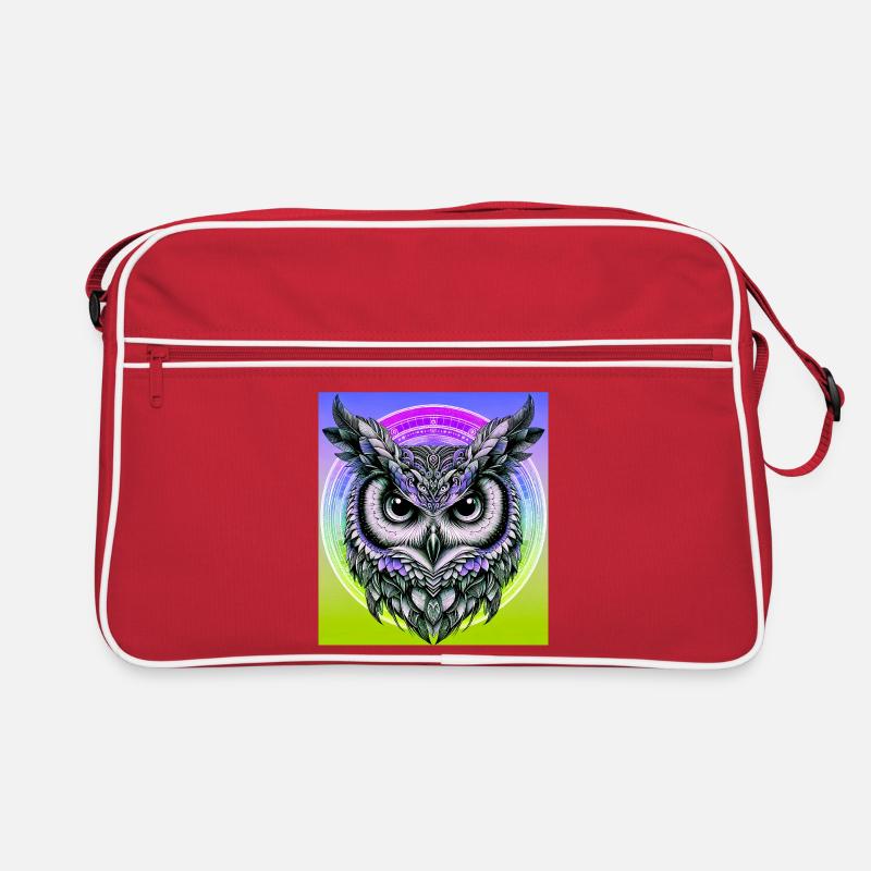 Eule Retro Tasche