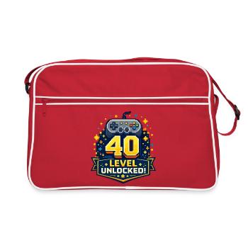 40 Level Unlocked Retro Controller - Retro Bag - red/white - Front