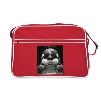 Fish Flashed - Retro Bag - red/white - Front