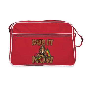Dub It Now Wood Reggae - Retro Bag - red/white - Front