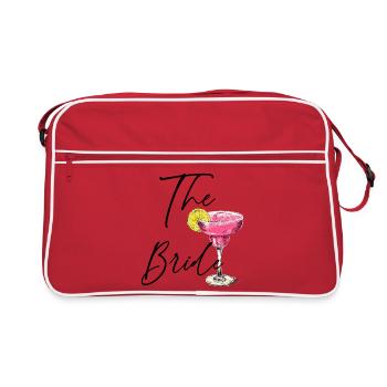 LA RIDE ! Cocktail & Divertissement - Sac Retro - rouge/blanc - Devant
