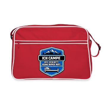 Motorhome Camping - Retro Bag - red/white - Front