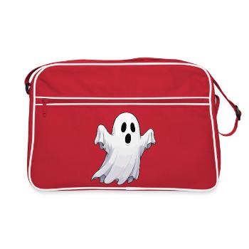 Fantôme Hanté Amical - Sac Retro - rouge/blanc - Devant