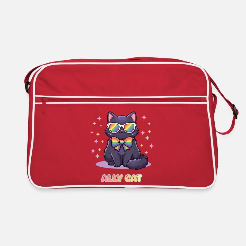 Pride-Monat LGBTQ – Ally Cat Retro Tasche