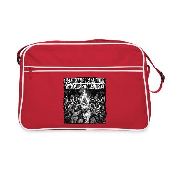 Christmas Headbanger - Retro Bag - red/white - Front