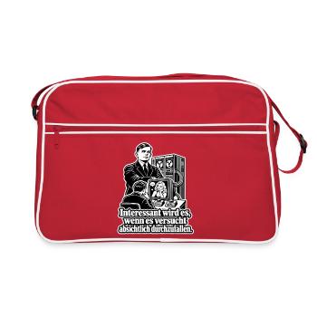 Turing Test - Retro Tasche - Rot/Weiß - Vorne
