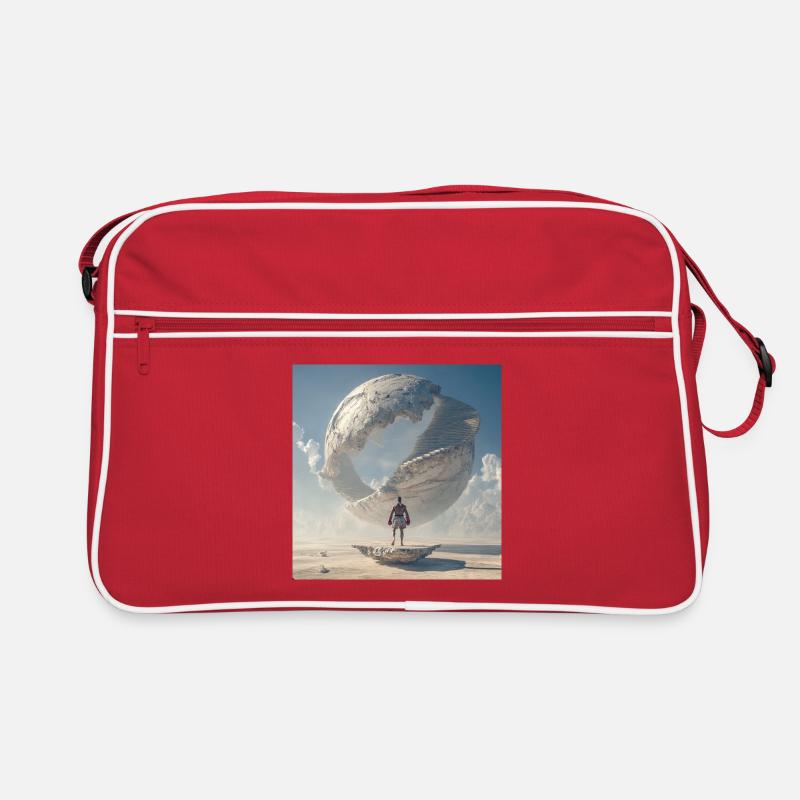 Boxer devant la spirale orbitale Sac Retro
