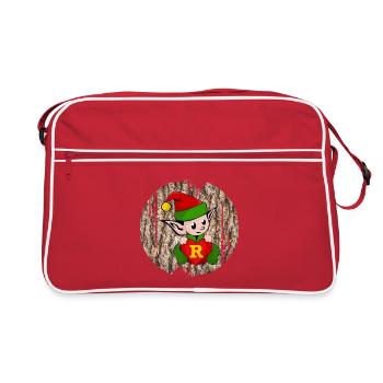 eleven r - Retro Bag - red/white - Front