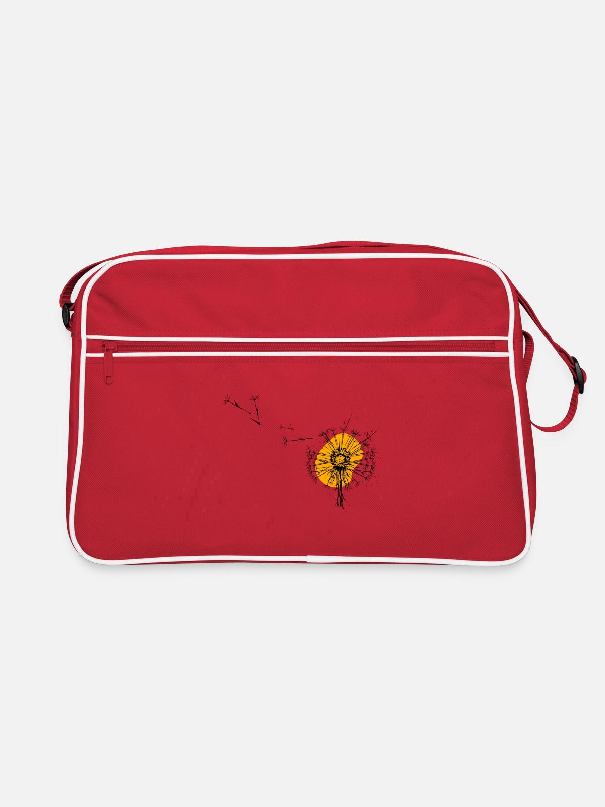 Dandelion - Retro Bag - red/white - Front