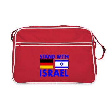 Israel - Sac Retro - rouge/blanc - Devant