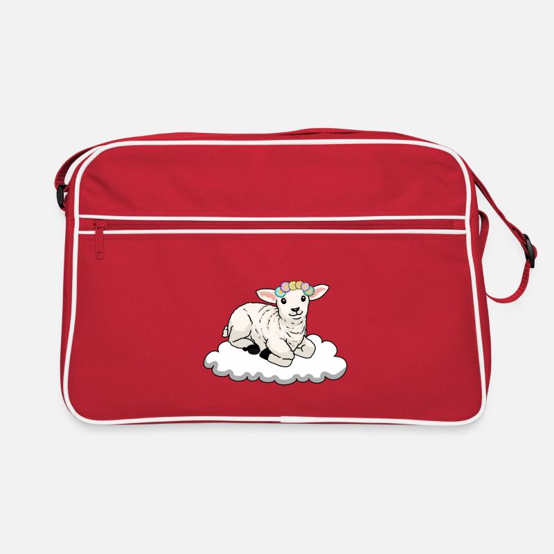 Mouton Mouton - Sac Retro - rouge/blanc