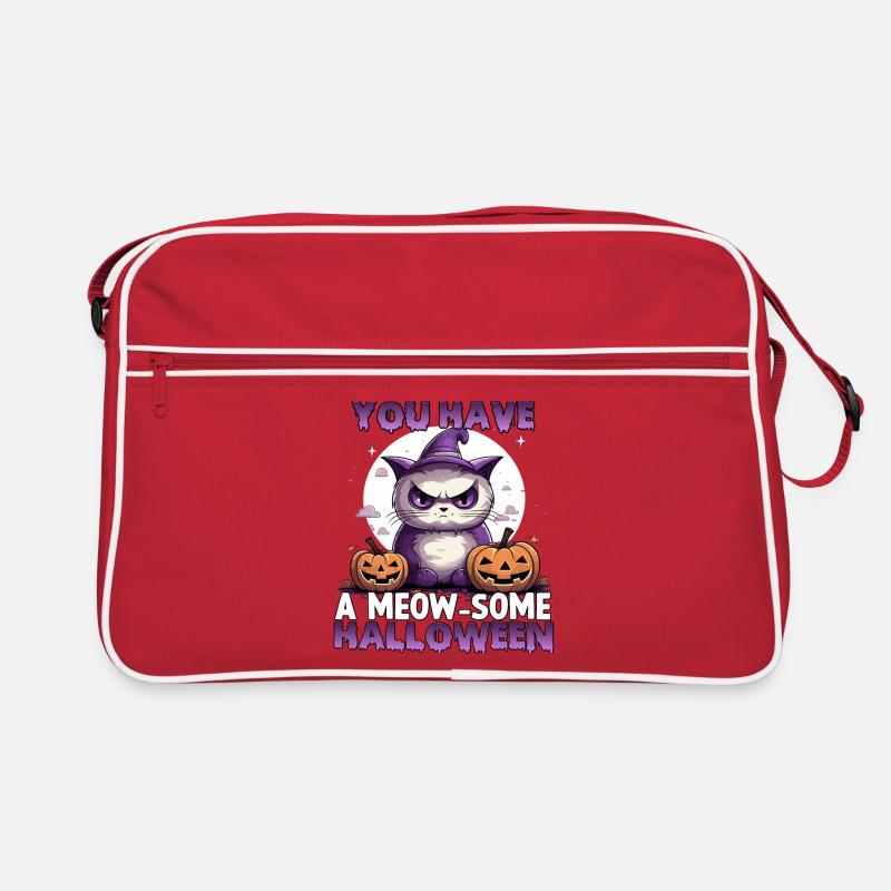 Grumpy Katzen Costume d'Halloween chats Sac Retro