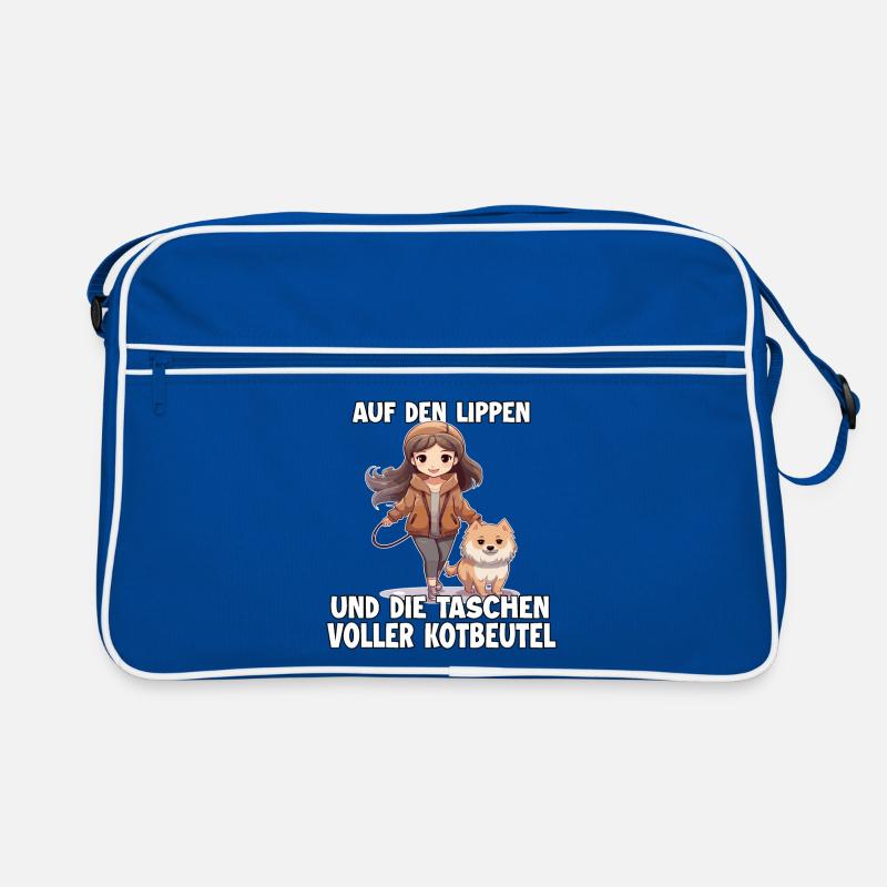 Tshirt mignon de maman chien pour les Sac Retro